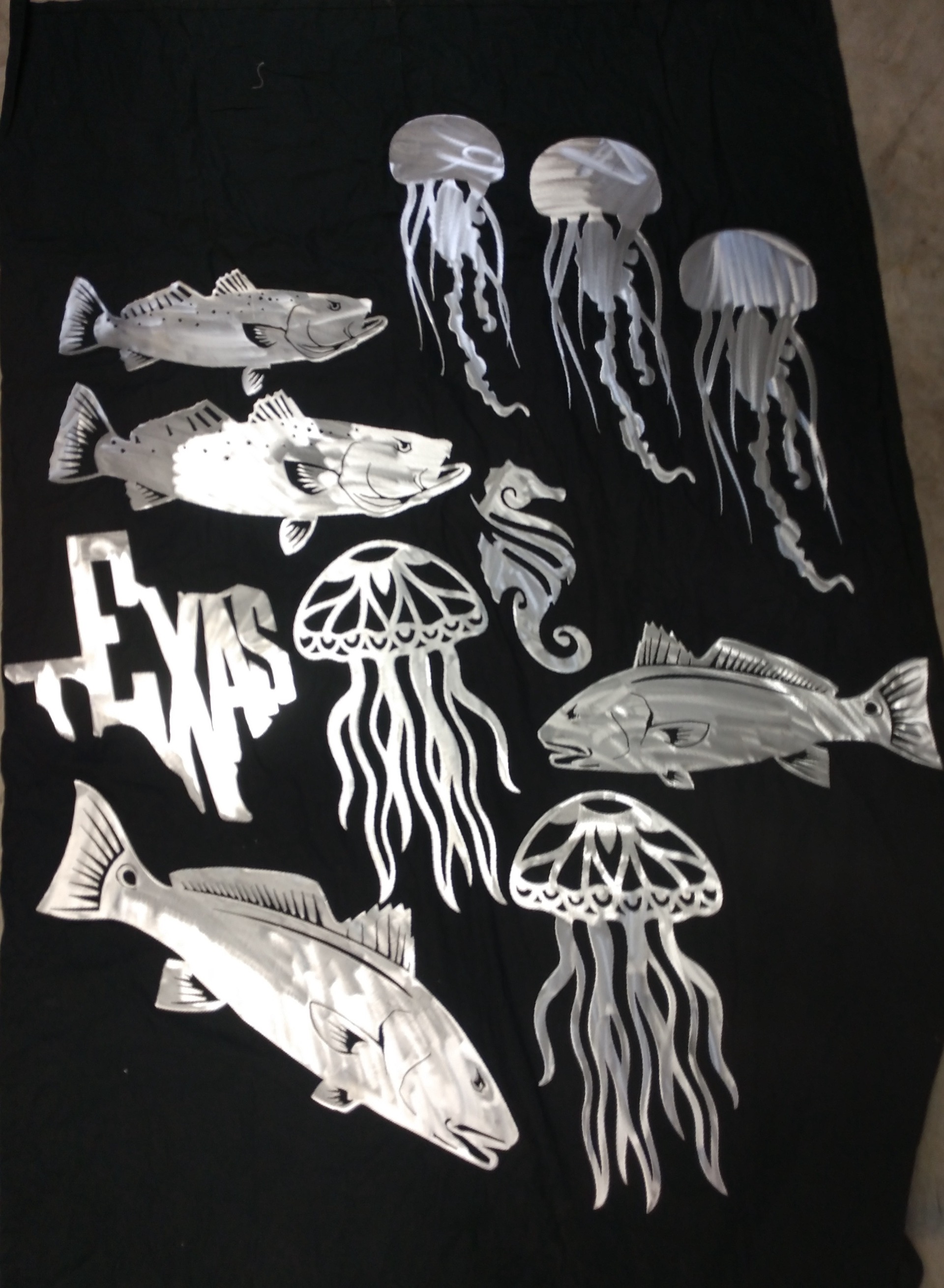 Coastal themed wall art collection