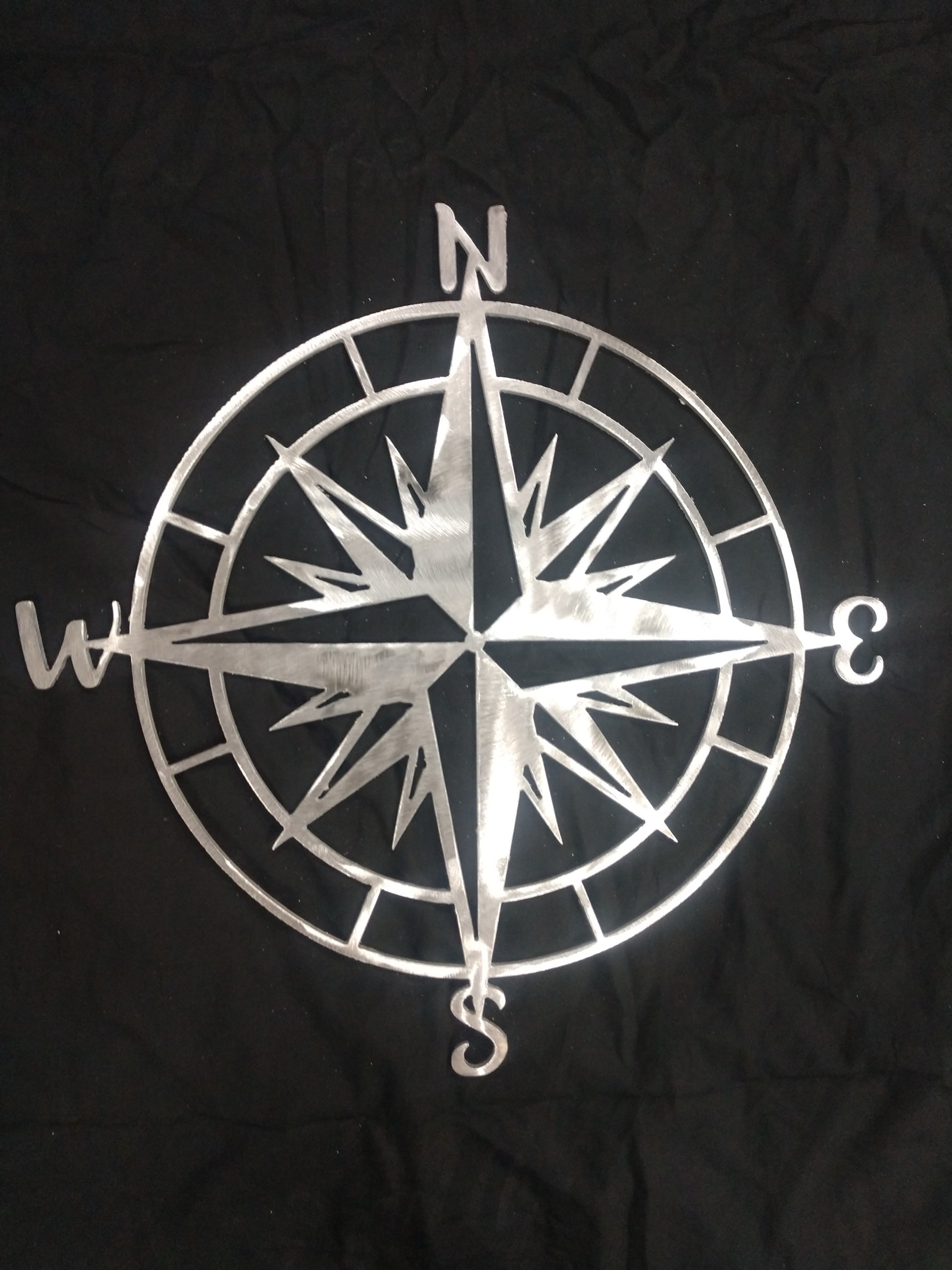 Compass rose wall art